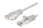 Nettverkskabel - Lanberg patch cable - 25 cm - grey RAL 7035 - Grå - PCF6-20CC-0025-S