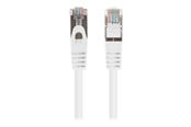 Nettverkskabel - Lanberg patch cable - 25 cm - white (RAL 9010) - Hvit - PCF6-20CC-0025-W
