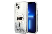 Mobil - Deksel og etui - Karl Lagerfeld KLHCP14MLNKHCH iPhone 14 Plus 6.7" silver/silver hardcase Glitter Karl Head - 3666339086855