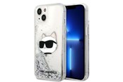 Mobil - Deksel og etui - Karl Lagerfeld KLHCP14MLNHCCS iPhone 14 Plus 6.7" silver/silver hardcase Glitter Choupette Head - 3666339086930
