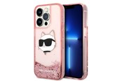Mobil - Deksel og etui - Karl Lagerfeld KLHCP14XLNCHCP iPhone 14 Pro Max 6.7" pink/pink hardcase Glitter Choupette Head - 3666339086992