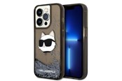 Mobil - Deksel og etui - Karl Lagerfeld KLHCP14LLNCHCK iPhone 14 Pro 6.1" black/black hardcase Glitter Choupette Head - 3666339087029
