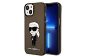 Mobil - Deksel og etui - Karl Lagerfeld Ikonik Karl case for iPhone 14 Plus - black - 3666339087050