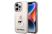 Mobil - Deksel og etui - Karl Lagerfeld Ikonik Choupette case for iPhone 14 Pro Max - pink - 3666339087197