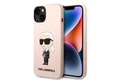 Mobil - Deksel og etui - Karl Lagerfeld KLHMP14MSNIKBCP iPhone 14 Plus 6.7" hardcase pink/pink Silicone Ikonik Magsafe - 3666339087654