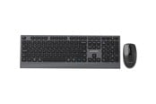Tastatur - Gembird Slim wireless dual-mode desktop set - Tastatur & Mussett - Engelsk (USA) - Svart - KBS-WPS-02