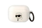 Mobil - Andre tilbehør - Karl Lagerfeld KLAPHNIKTCT AirPods Pro cover transparent Karl`s Head - 3666339087999