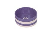 Hund - Nobby Keramikkskål - Strio, 0,60 L, Lilla - L82429