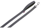 Hund - Nobby Line Soft Grip 120 cm L-XL Mørkegrå - L78516-74