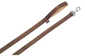 Hund - Nobby Line Soft Grip 120 cm L-XL Brun - L78516-23
