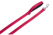 Hund - Nobby Line Soft Grip 120 cm, L-XL, Rød - L78516-01