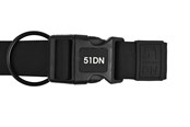 Hund - 51 Degrees North 51 - Wanderful - Collar - Nylon - Flat - Black -26 - 51AWFCL5303