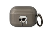 Mobil - Andre tilbehør - Karl Lagerfeld KLAPHNIKTCK AirPods Pro cover black/black Karl's Head - 3666339088026