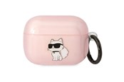 Mobil - Andre tilbehør - Karl Lagerfeld KLAPHNCHTCP Airpods Pro cover pink/pink Ikonik Choupette - 3666339088088