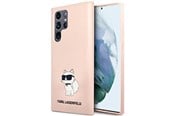 Mobil - Deksel og etui - Karl Lagerfeld KLHCS23LSNCHBCP S23 Ultra S918 hardcase pink/pink Silicone Choupette - 3666339117696