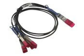 Nettverkskabel - Dell 100GbE Direct Attach - breakout cable - 3 m - Svart - 470-ABQB
