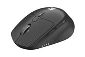 Mus - Natec kite - mouse - 2.4 GHz Bluetooth - black - Mus - Optisk - 9 - Svart - NMY-2347