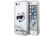 Mobil - Deksel og etui - Karl Lagerfeld KLHCI8LNHCCS iPhone 7/8/ SE 2020/2022 silver/silver hardcase Glitter Choupette Head - 3666339118853