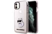 Mobil - Deksel og etui - Karl Lagerfeld KLHCN61HNCHTCP iPhone 11 / Xr 6.1" pink/pink hardcase Ikonik Choupette - 3666339118990