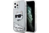 Mobil - Deksel og etui - Karl Lagerfeld KLHCP12MLNHCCS iPhone 12/ 12 Pro 6.1" silver/silver hardcase Glitter Choupette Head - 3666339119058