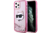 Mobil - Deksel og etui - Karl Lagerfeld KLHCP12MLNCHCP iPhone 12/ 12 Pro 6.1" pink/pink hardcase Glitter Choupette Head - 3666339119065