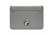 Veske/Hylster/Sekk til bærbar PC - Karl Lagerfeld Saffiano Karl&Choupette case for a 14" laptop - silver - 3666339126650