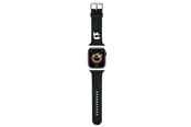 Smartklokke - Tilbehør - Karl Lagerfeld 3D Rubber Karl Head strap for Apple Watch 42/44/45/49mm - black - 3666339127381