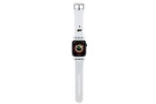 Smartklokke - Tilbehør - Karl Lagerfeld 3D Rubber Karl Head strap for Apple Watch 42/44/45/49mm - white - 3666339127404