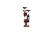 Katt - GLORIA NILO CAT TREE Brown 50 x 50 x 170 cm - 8432288111895