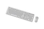 Tastatur - Gembird Slim Pro Business - keyboard and mouse set full size - Cyrillic - white Input Device - Tastatur & Mussett - Cyrillic - Hvit - KBS-WPS-01-W-CYRL