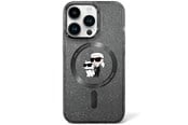 Mobil - Deksel og etui - Karl Lagerfeld KLHMN61HGKCNOK iPhone 11 / Xr 6.1" black/black hardcase Karl&Choupette Glitter MagSafe - 3666339162559