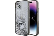 Mobil - Deksel og etui - Karl Lagerfeld Liquid Glitter Choupette case for iPhone 15 Plus - transparent - 3666339164201