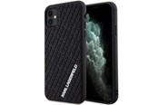 Mobil - Deksel og etui - Karl Lagerfeld KLHCN613DMKRLK iPhone 11 / Xr 6.1" black/black hardcase 3D Rubber Multi Logo - 3666339164232
