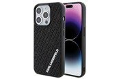 Mobil - Deksel og etui - Karl Lagerfeld 3D Rubber Multi Logo case for iPhone 15 Pro - black - 3666339164331