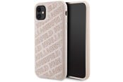 Mobil - Deksel og etui - Karl Lagerfeld Quilted K Pattern case for iPhone 11 / Xr - pink - 3666339165079