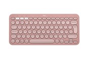 Tastatur - Logitech Pebble Keys 2 K380s - Tastatur - Engelsk (Storbritannia) - Rosa - 920-011845