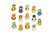 Leketøy - Duckiez Colored Foam Duck Keychain - 24 pcs - 9057