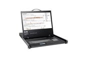 KVM-switch - Tripp Lite Eaton  Series 8-Port Rack Console VGA KVM Switch w/ 19" LCD 1U TAA - B040-008-19
