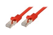 Nettverkskabel - SCONN Shiverpeaks BASIC-S patch cable - 3 m - red - Rød - BS75513-R