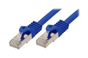 Nettverkskabel - SCONN Shiverpeaks BASIC-S patch cable - 5 m - blue - Blå - BS75515-B