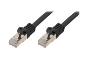 Nettverkskabel - SCONN Shiverpeaks BASIC-S patch cable - 15 m - black - Svart - BS75525-S