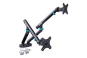 Veggmontering, AV-braketter & AV-møbler - DIGITUS mounting kit - for 2 curved / flat panels - 2 x 10 kg - black - Max 20 kg - recommended for 35 " - DA-90471