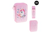 Skoleutstyr - Tinka DOUBLE PENCIL CASE UNICORN PINK - 8-804215