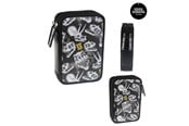 Skoleutstyr - Tinka DOUBLE PENCIL CASE DINO SKULL - 8-804218