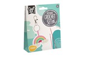 Kreative leker - Creative Craft Group Crochet Kit Rainbow Keychain - incl. Needle and Thread - CR1718/GE