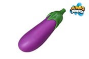 Små gaver til barn - Trend Toys Jumbo Squeeze Aubergine 28cm CDU - 201100