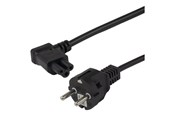 Strømkabel (intern) - Deltaco - power cable - power CEE 7/7 to IEC 60320 C5 - 50 cm - DEL-120-05