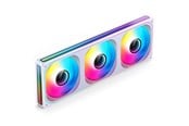 Kabinettvifte - Jonsbo ZB-360 - Reverse Blade - Kabinettvifte - 360mm - Hvit med RGB-lys - 31 dBA - ZB-360WR
