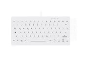 Tastatur - Contour Active Key QuickClean AK-C4112F - keyboard - medical hygienic design mini - QWERTY - Pan Nordic - white Input Device - Tastatur - Nordisk - Hvit - AK-C4112F-U1-W/NOR