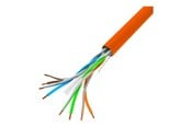 Nettverkskabel - Lanberg bulk cable - 305 m - orange - Oransje - LCU6-10CC-0305-O